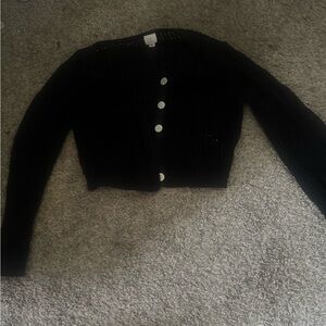 Black Button-Up Women's Jacket